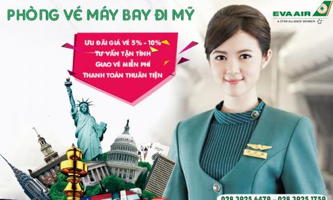 Đại lý bán vé máy bay đi Mỹ
