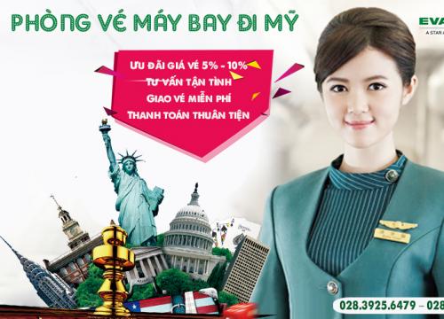 Đại lý bán vé máy bay đi Mỹ