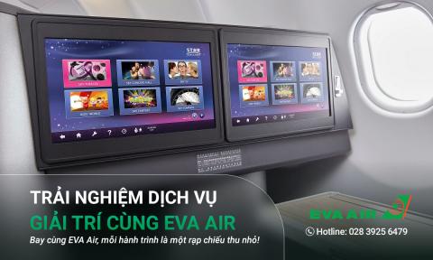 Dịch vụ giải trí trên máy bay Eva Air
