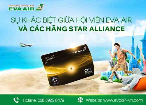 Sự khác biệt hội viên EVA Air và các hãng Star Alliance mới nhất