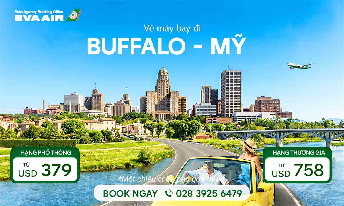 Vé máy bay đi Buffalo giá rẻ