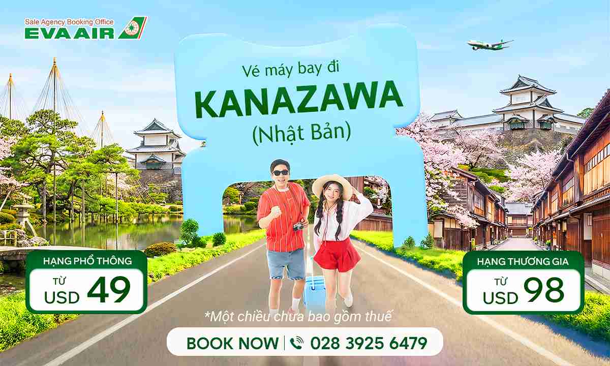 Vé máy bay đi Kanzawa