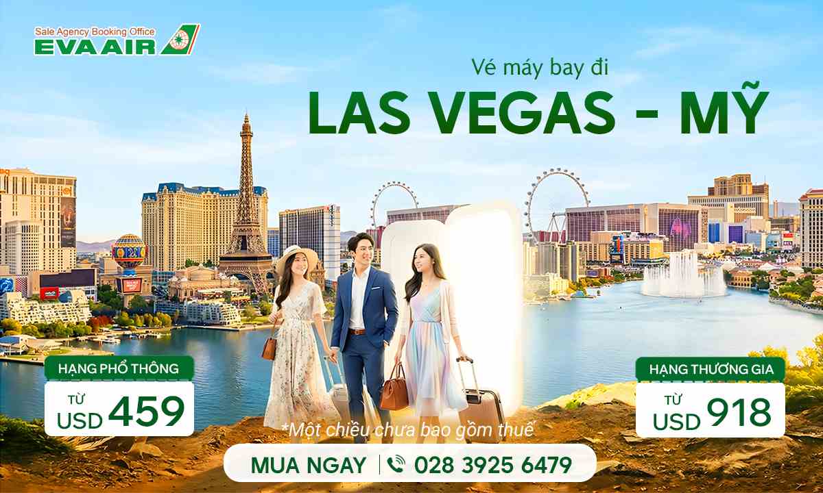 Vé máy bay đi Las Vegas