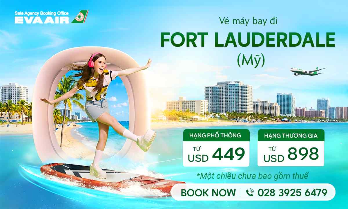 vé máy bay giá rẻ đi Fort Lauderdale 