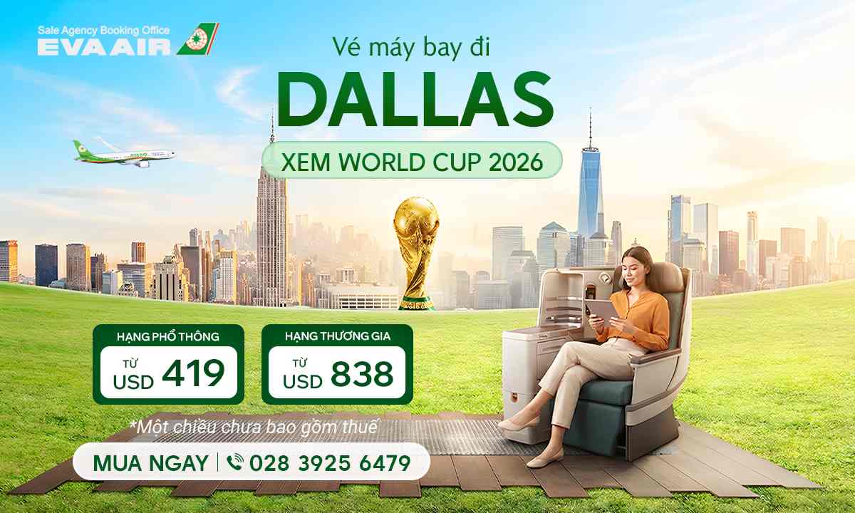Tại sao nên đặt vé máy bay đi Dallas xem World Cup 2026?