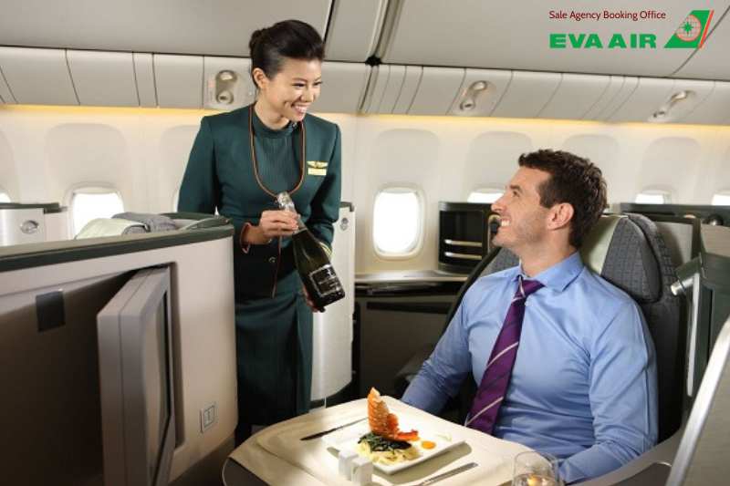Dịch vụ và hạng ghế EVA Air phù hợp hành trình dài đi Mỹ