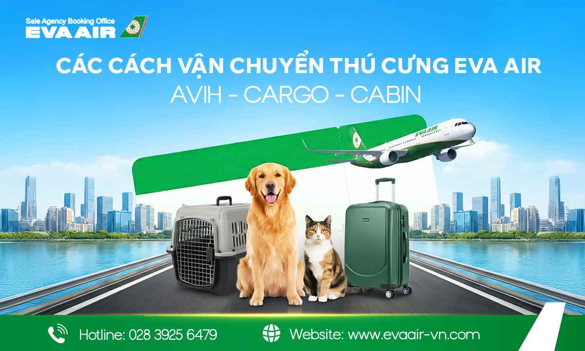 Vận chuyển thú cưng EVA Air, vận chuyển chó mèo EVA Air, hành lý ký gửi thú cưng EVA Air,  vận chuyển động vật cảnh EVA Air,  vận chuyển vật nuôi EVA Air, vận chuyển động vật sống EVA Air, ký gửi chó mèo EVA Air, Vận chuyển Hàng Hóa EVA Air là thú cưng