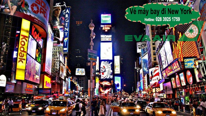 Vé máy bay EVA Air đi New York