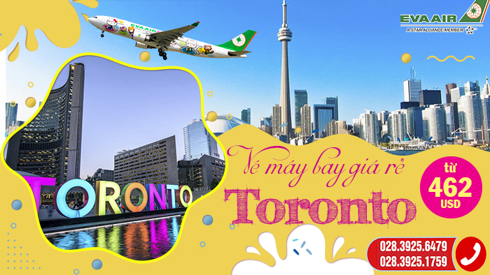 đặt vé máy bay đi Toronto giá rẻ