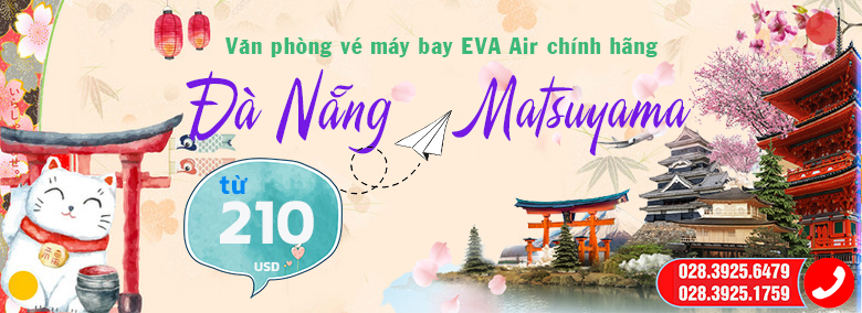 vé máy bay Đà Nẵng đi Matsuyama