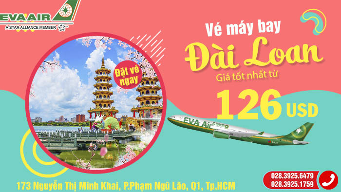 Vé máy bay giá rẻ đi Đài Loan từ Hà Nội