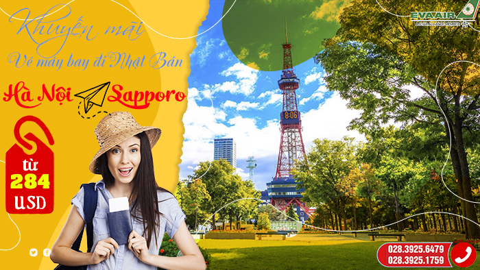 Ưu đãi vé máy bay Hà Nội đi Sapporo