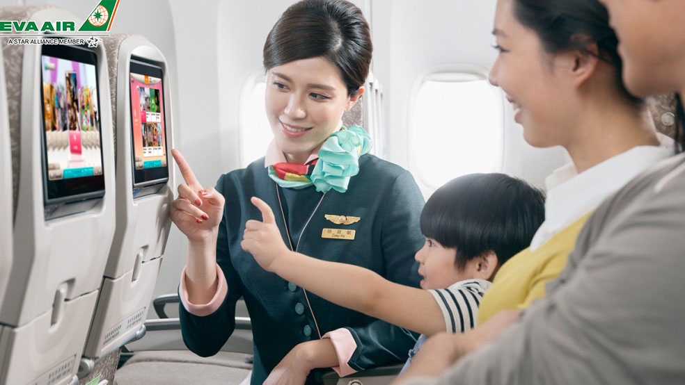 Các hạng ghế của hãng hàng không EVA Air
