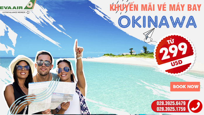 vé máy bay Sài Gòn đi Okinawa