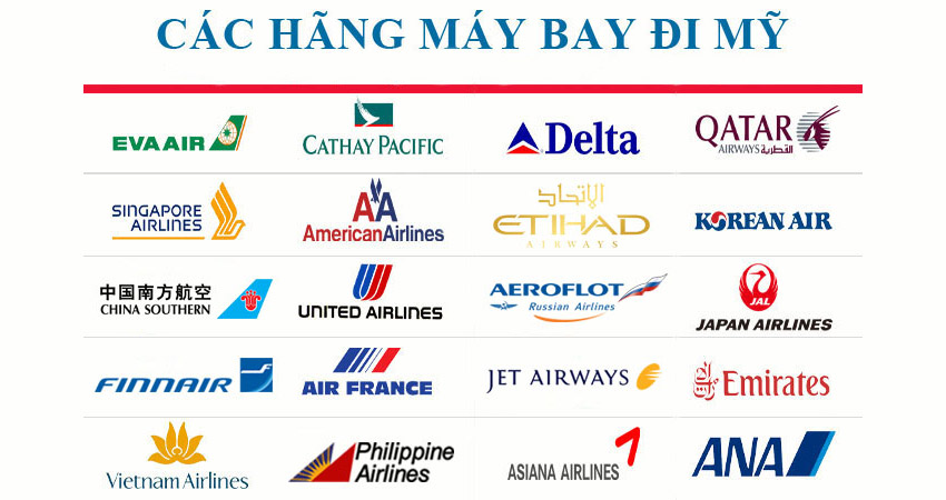 Nên đặt vé máy bay đi Mỹ hãng hàng không nào?