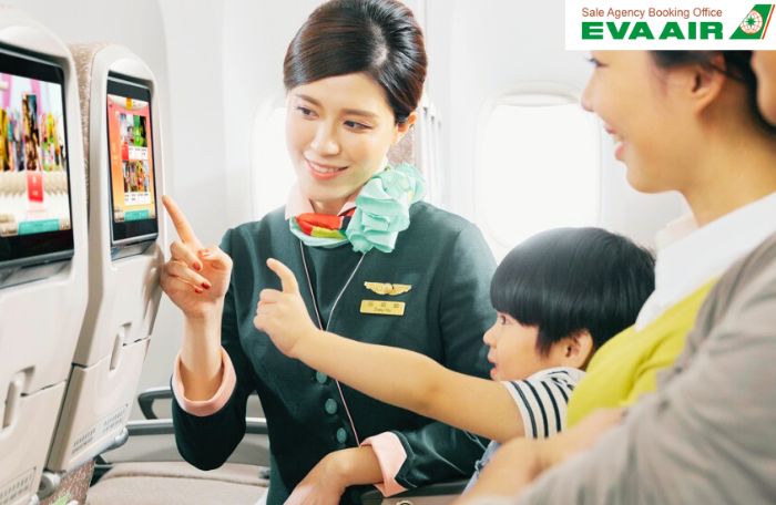 Các dịch vụ giải trí trên máy bay Eva Air nổi bật