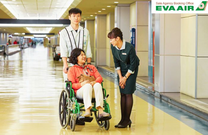 Đăng ký trợ giúp hành khách khuyết tật của Eva Air
