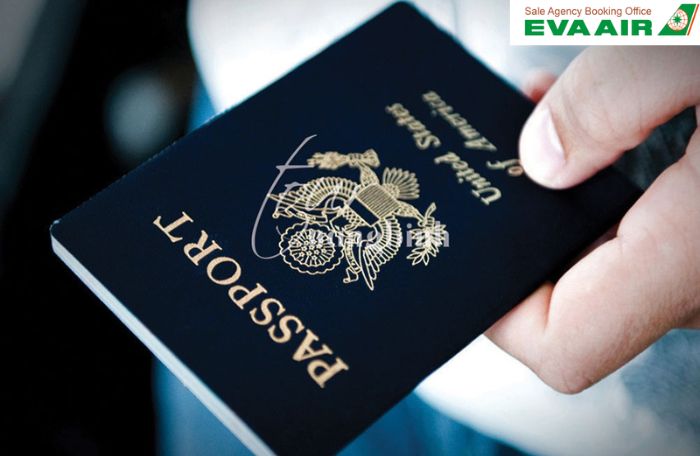 Chuẩn bị giấy tờ bay quốc tế Eva Air đầy đủ