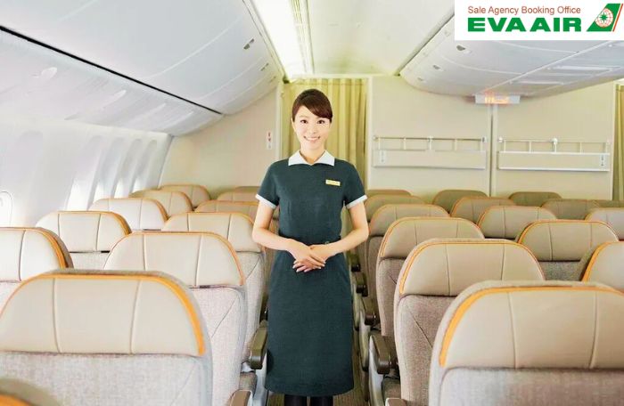 Đội bay Eva Air chuyên nghiệp và tận tình 
