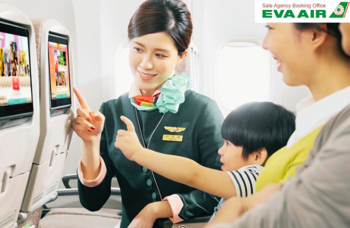 Mức giá vé máy bay Eva Air dành cho trẻ em