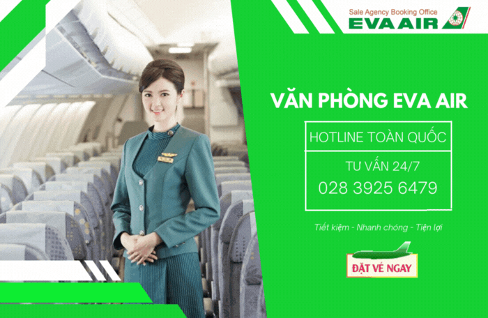 Hỗ trợ tư vấn 24/7 tại Phòng vé Eva Air