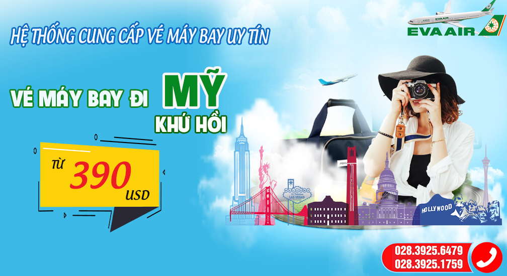 Giá vé máy bay đi Mỹ khứ hồi