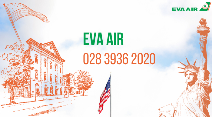 vé máy bay đi Mỹ EVA Air