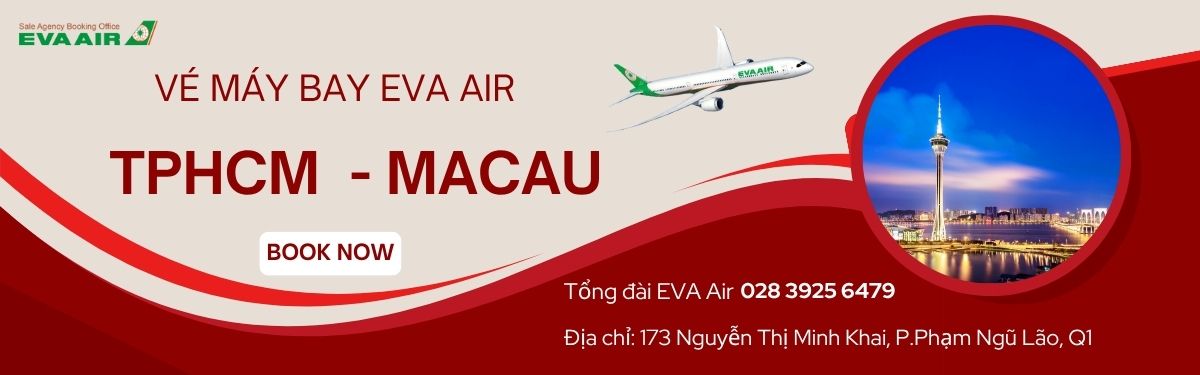 Đặt vé TPHCM đi Macau