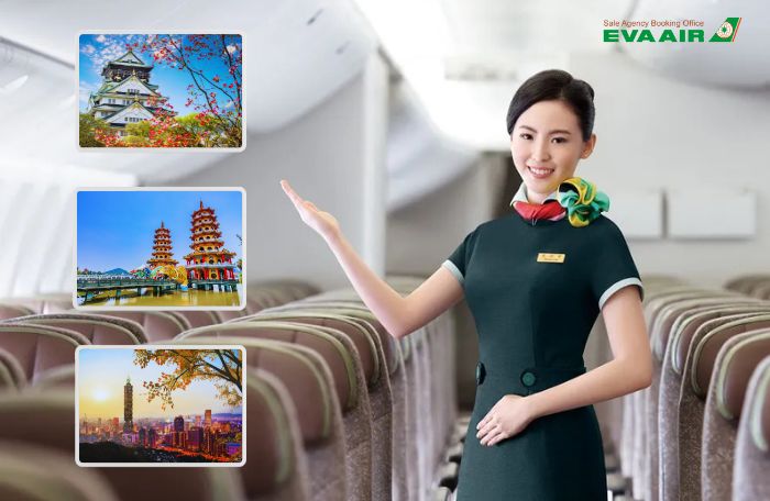Chuyến bay EVA Air đi Châu Á