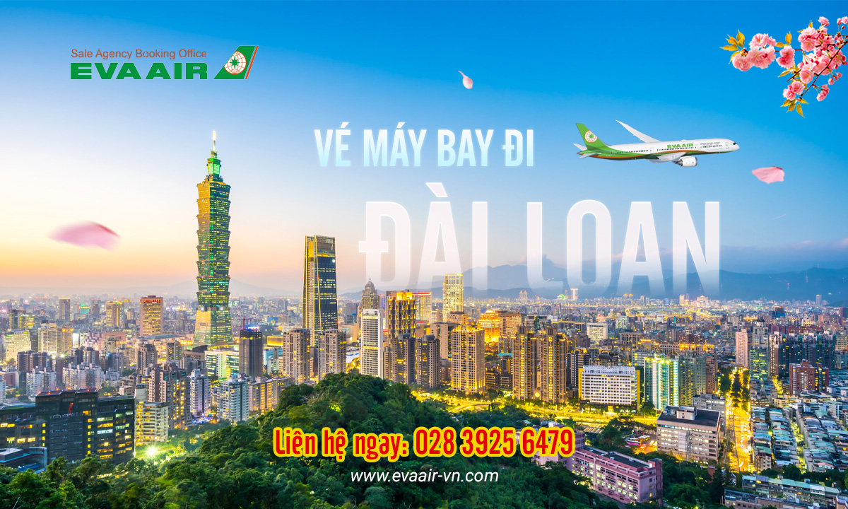 Vé máy bay đi Đài Loan EVA Air