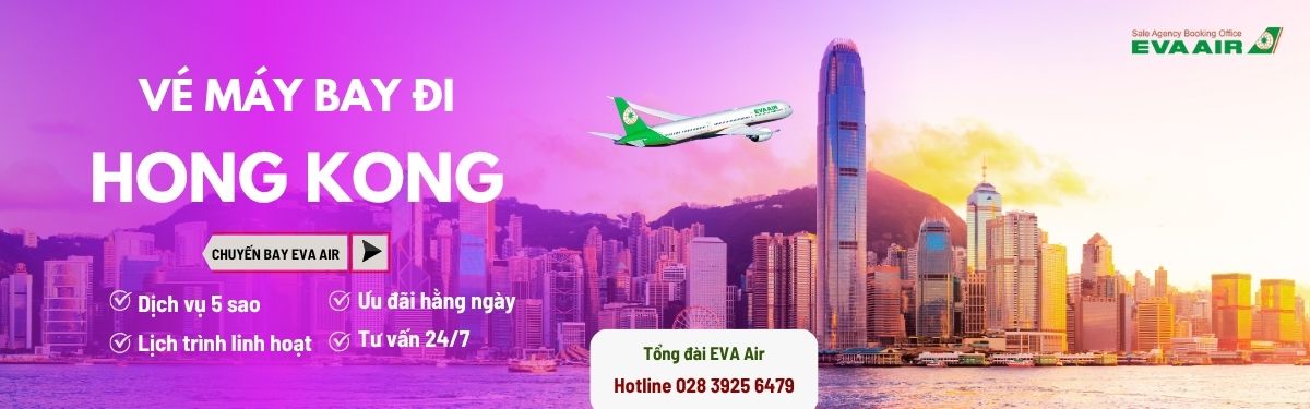 Đặt vé đi Hong Kong EVA Air