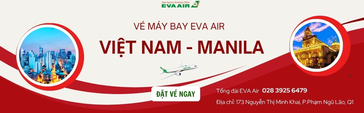 Đặt vé đi Manila EVA Air