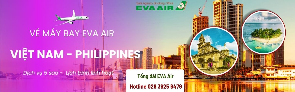 Đặt vé đi Philippines EVA Air