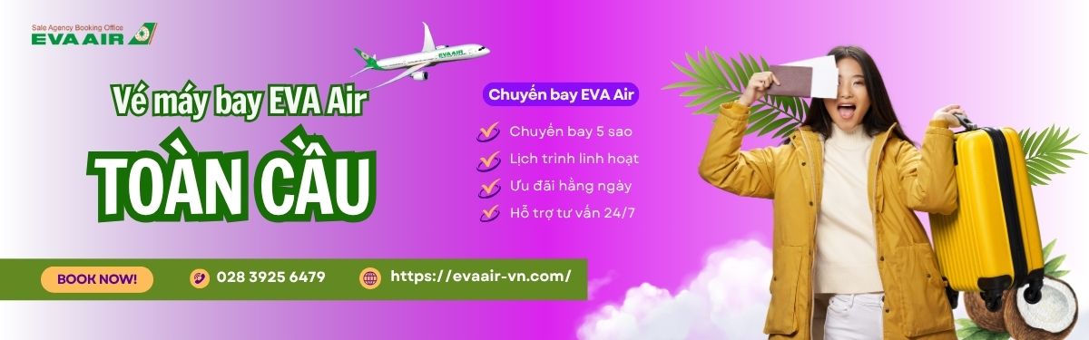 Đặt vé máy bay EVA Air