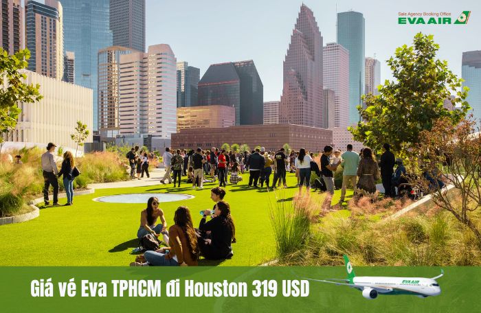 Giá vé EVA Air đi Houston