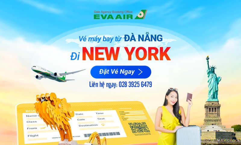 Vé máy bay từ Đà Nẵng đi New York