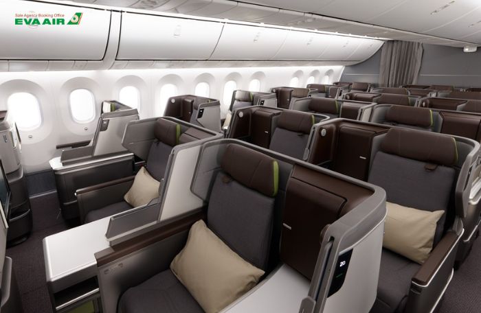 Cấu trúc khoang ghế EVA Air