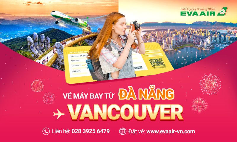 Vé máy bay từ Đà Nẵng đi Vancouver