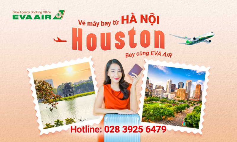 Vé máy bay từ Hà Nội đi Houston