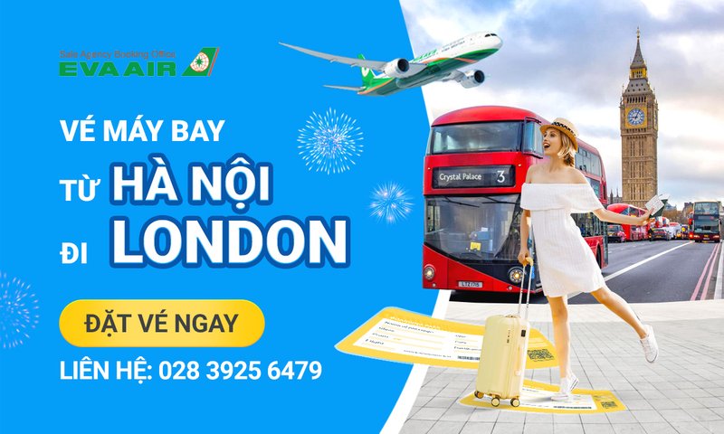 Vé máy bay từ Hà Nội đi London