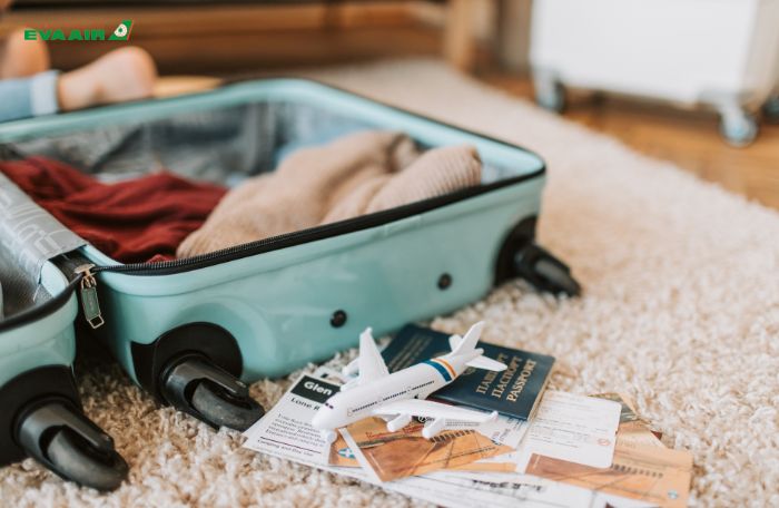 Hành lý EVA Air đi Paris