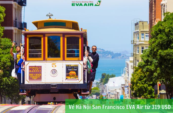 Vé Hà Nội San Francisco EVA Air