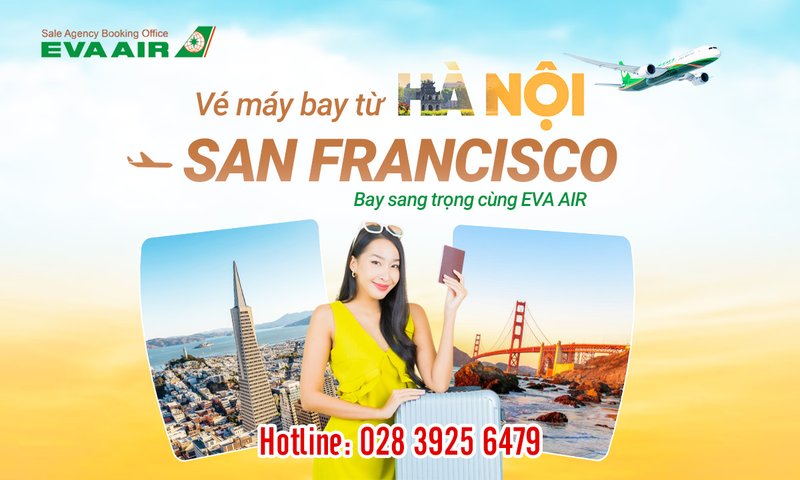 Vé máy bay từ Hà Nội đi San Francisco 