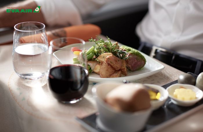 Ẩm thực EVA Air 5 sao 