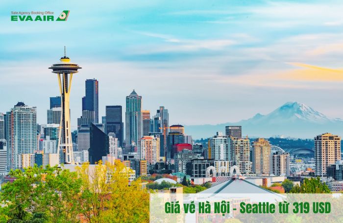 Giá vé Hà Nội Seattle EVA Air