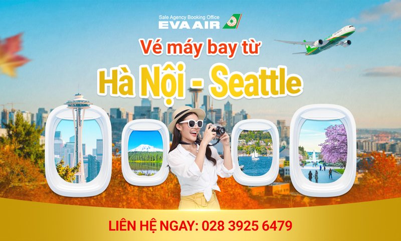 Vé máy bay từ Hà Nội đi Seattle