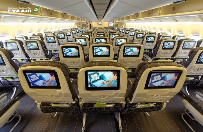 Khoang ghế EVA Air đi Canada