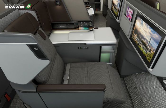 Khoang ghế EVA Air tiêu chuẩn