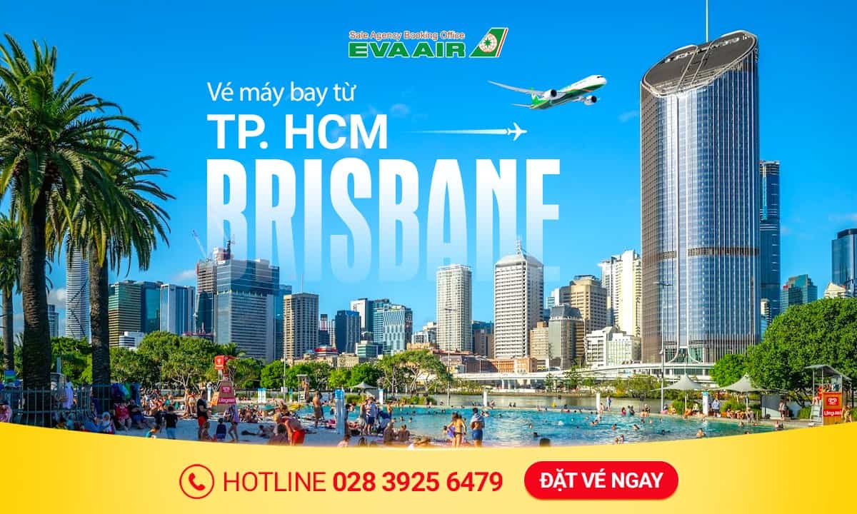 ​Vé máy bay từ TPHCM đi Brisbane   ​