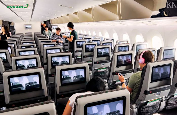 Hạng ghế EVA Air đi Chicago